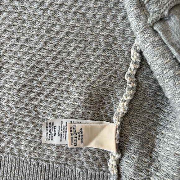 L.L. Bean Cream and Gray Women's Cardigan - Picture 7 of 10